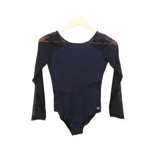 Girl's Size 16‎ Justice Navy Blue Bodysuit